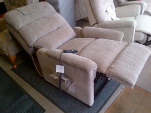 Lamborne riser recliner fully reclined