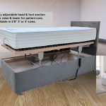 High low adjustable bed